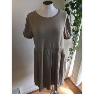Casual sage green dress